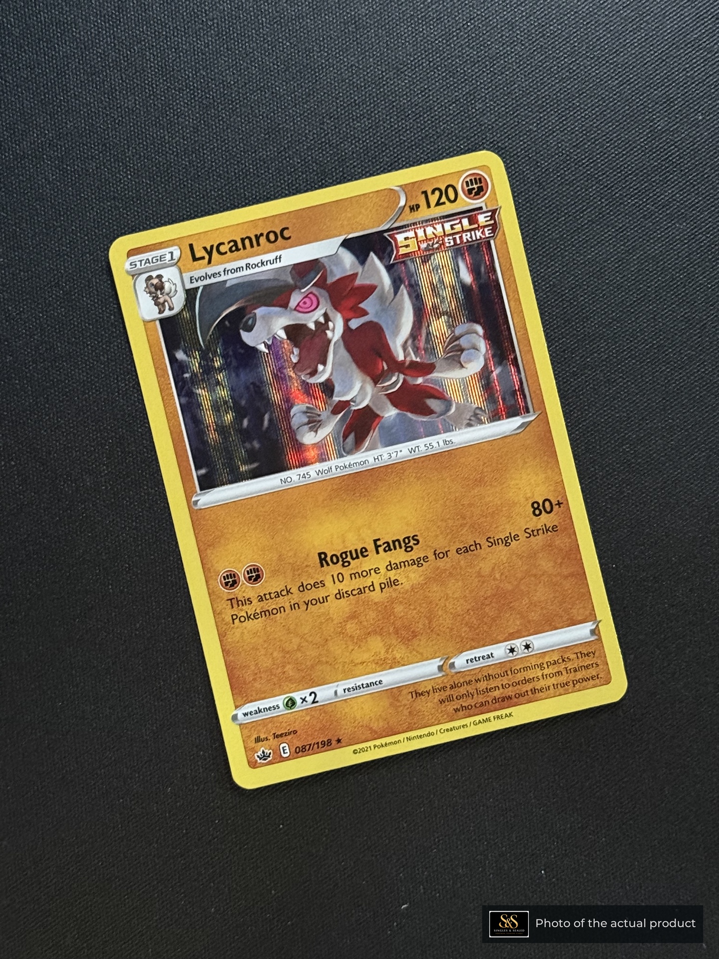 Lycanroc — echte voorzijde