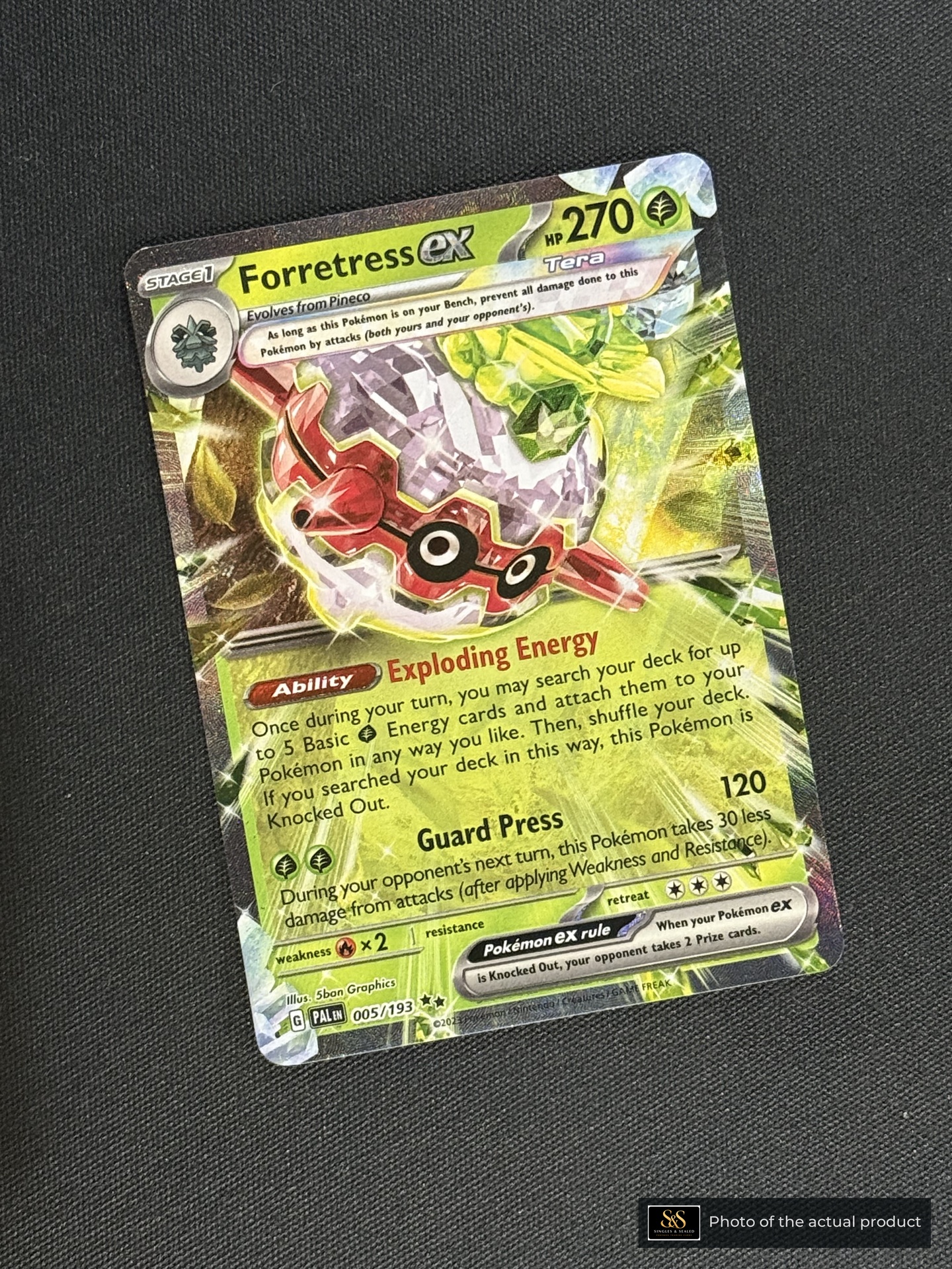 Forretress ex — echte voorzijde