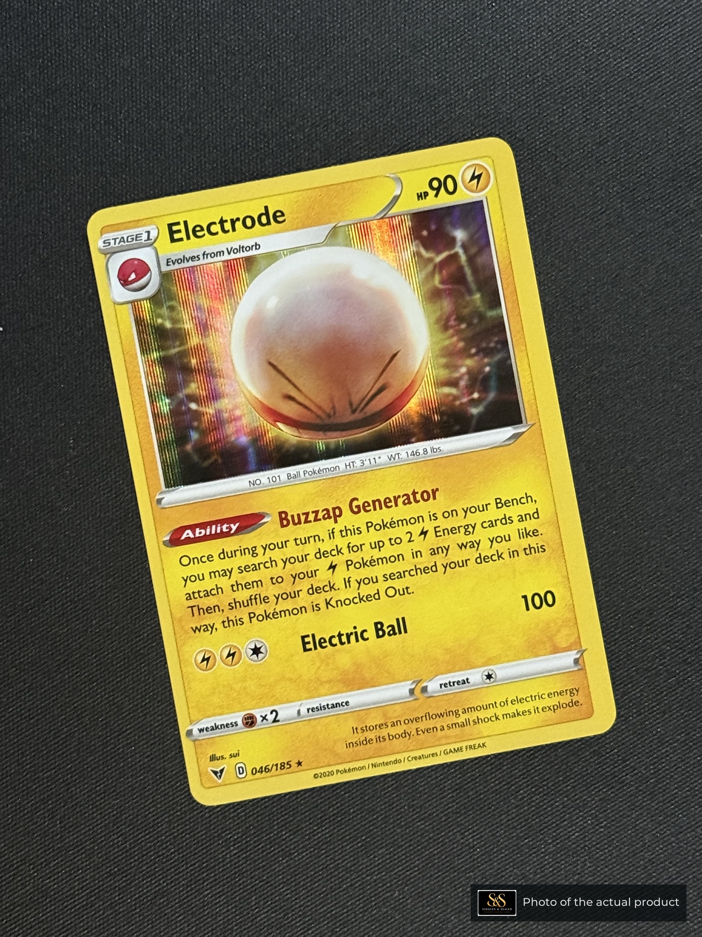 Electrode — echte voorzijde