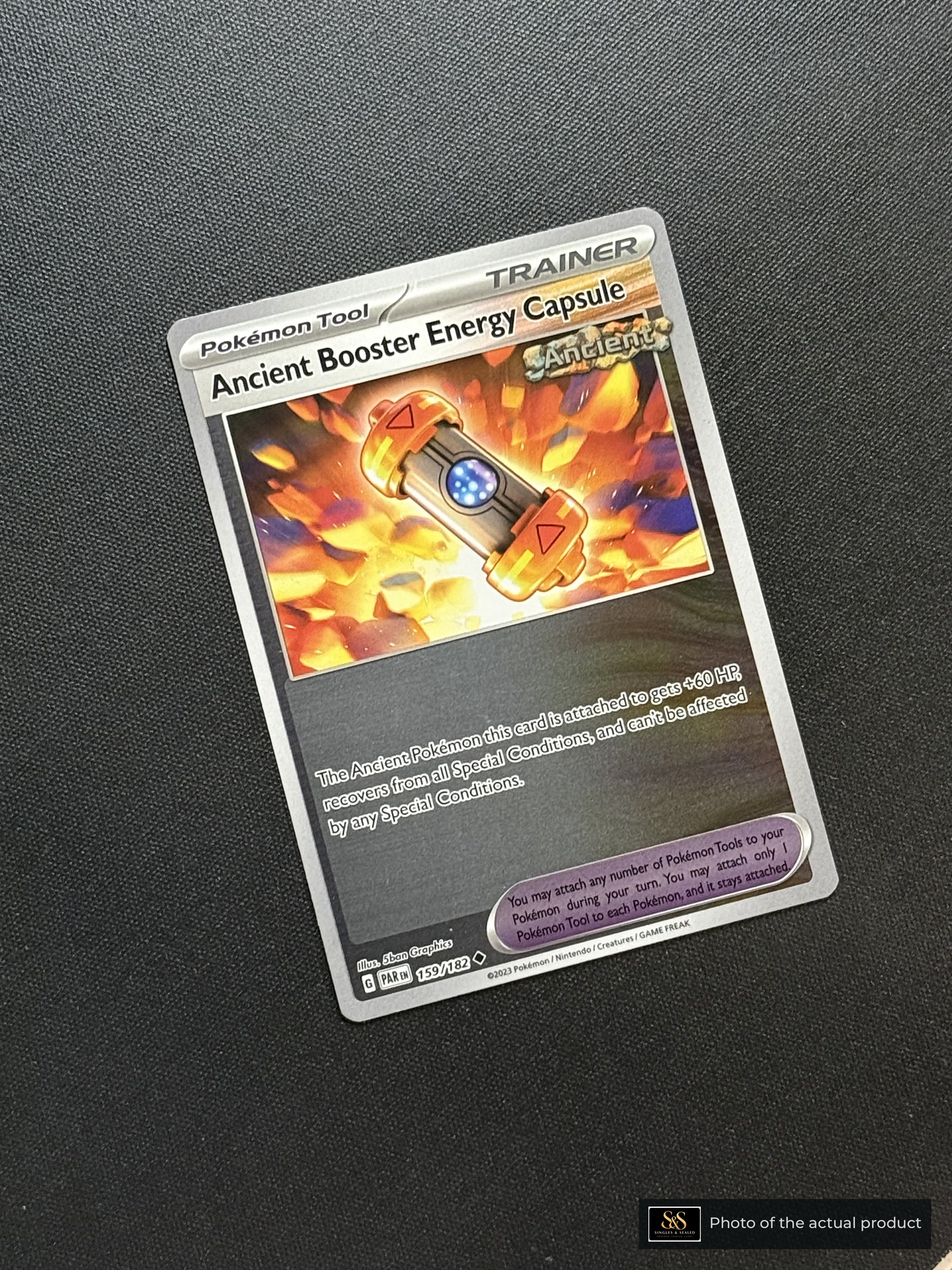Ancient Booster Energy Capsule — echte voorzijde