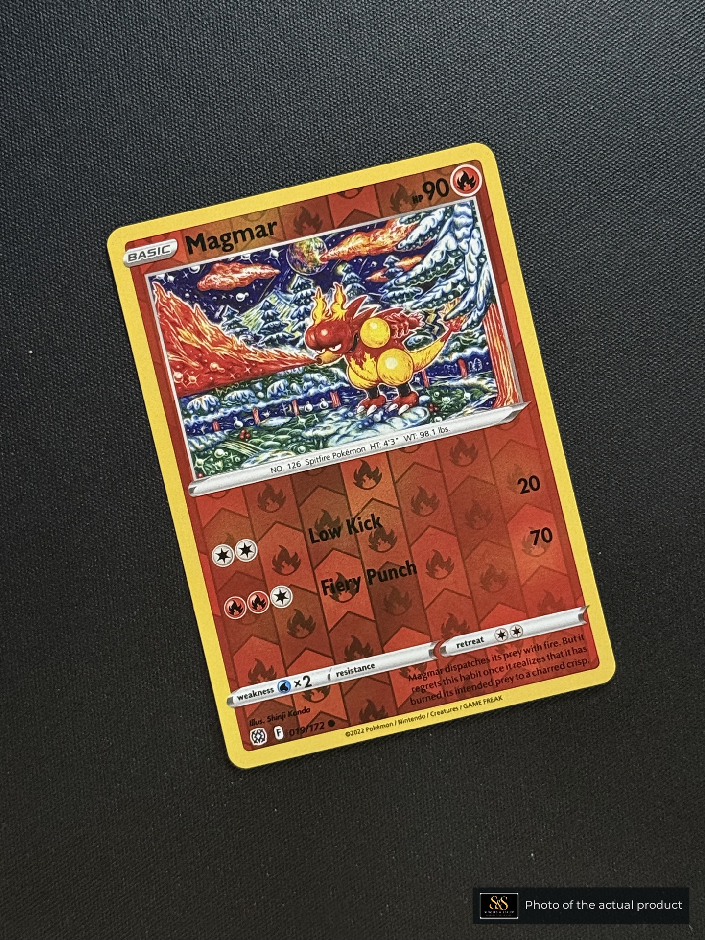 Magmar — echte voorzijde