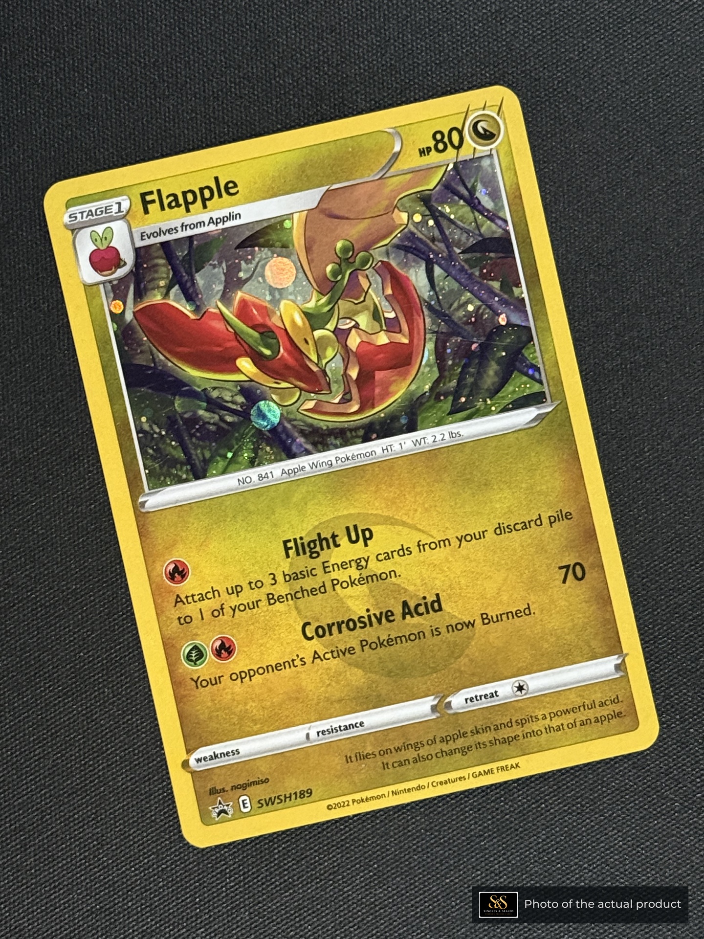 Flapple — echte voorzijde
