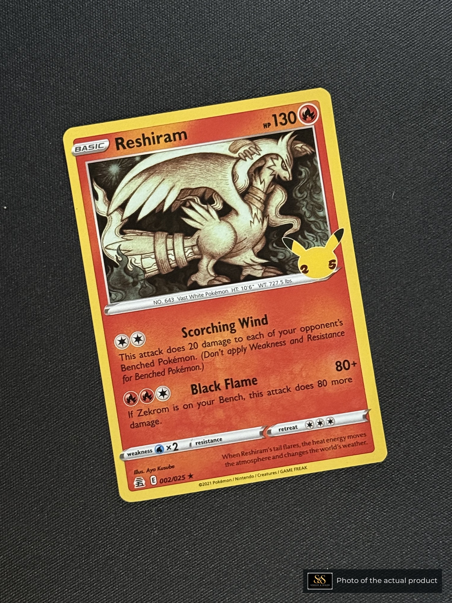 Reshiram — echte voorzijde