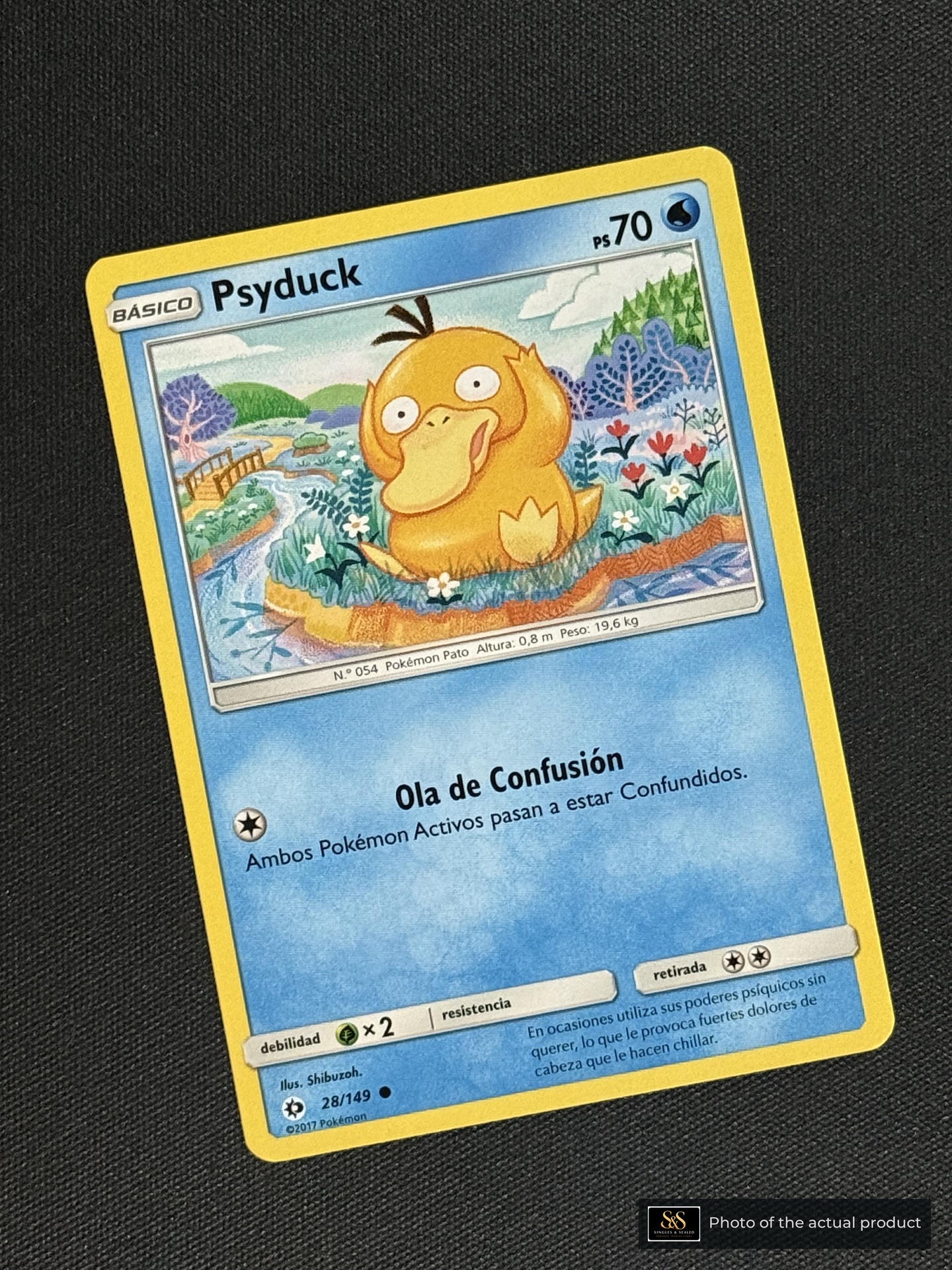 Psyduck — echte voorzijde