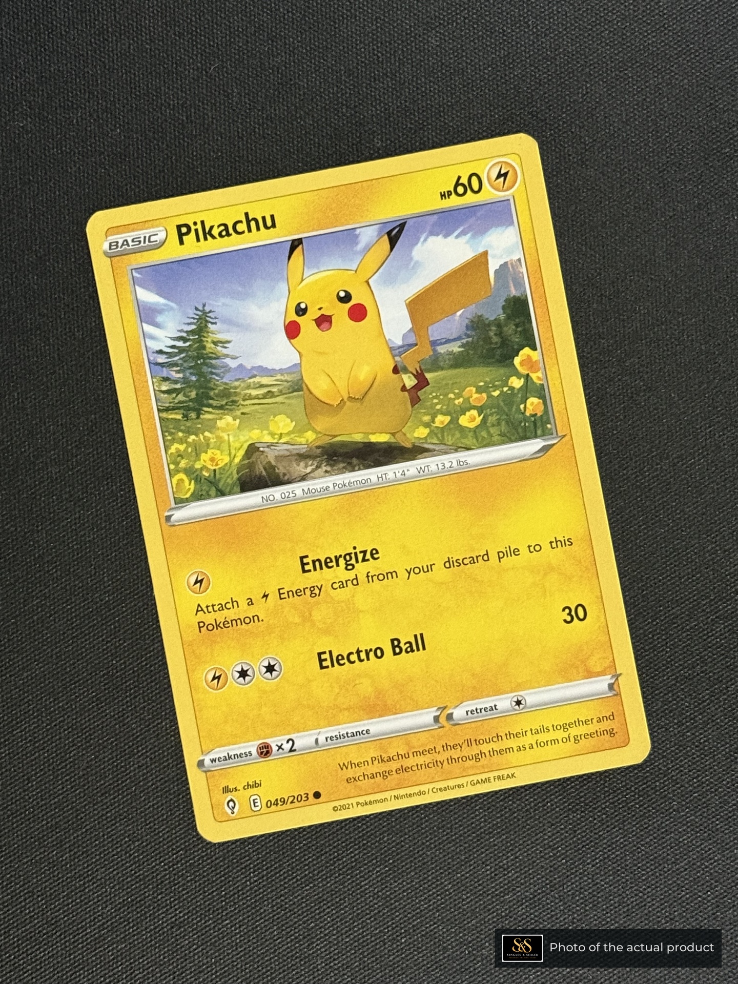 Pikachu — echte voorzijde
