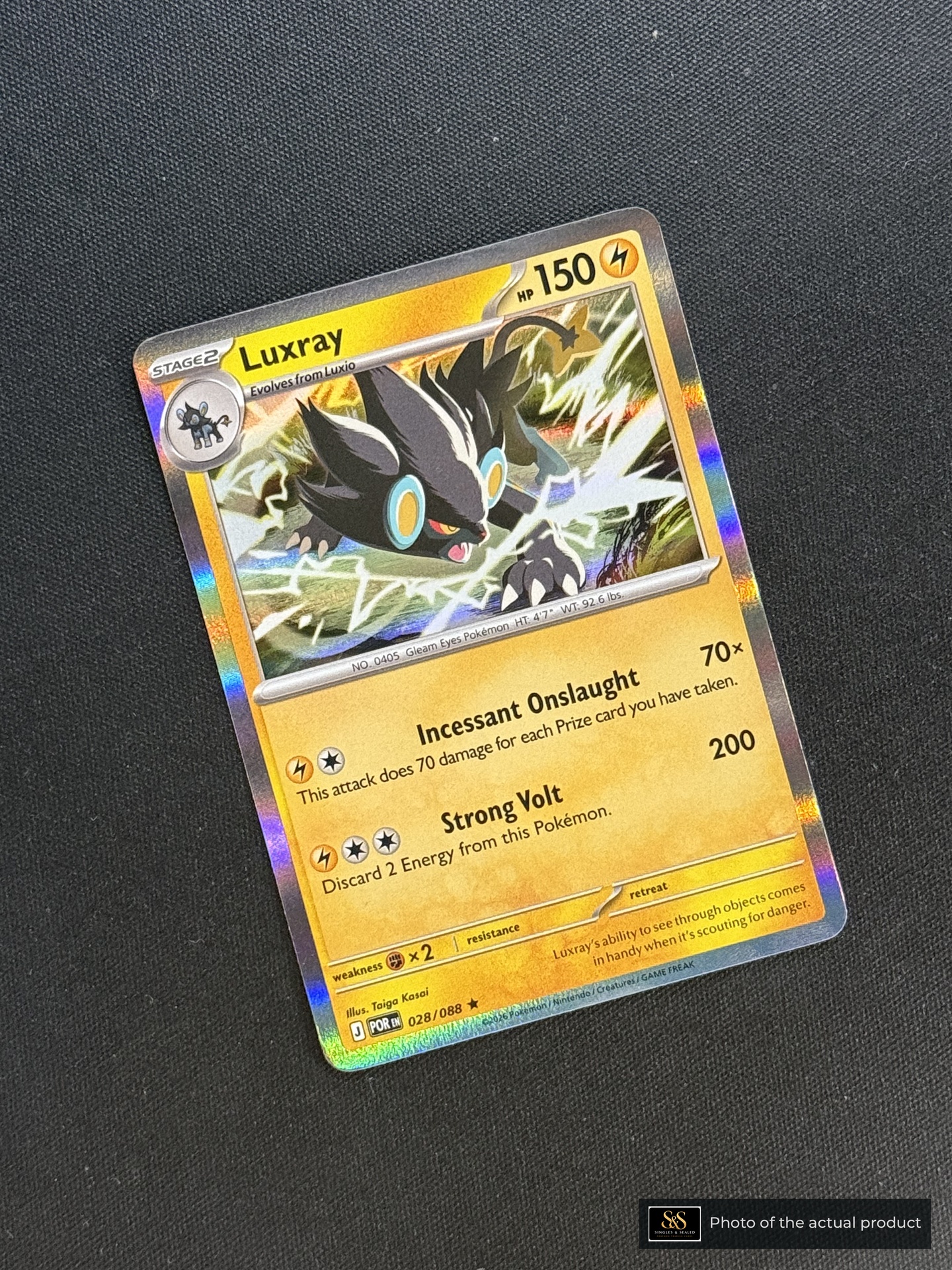Luxray — echte voorzijde