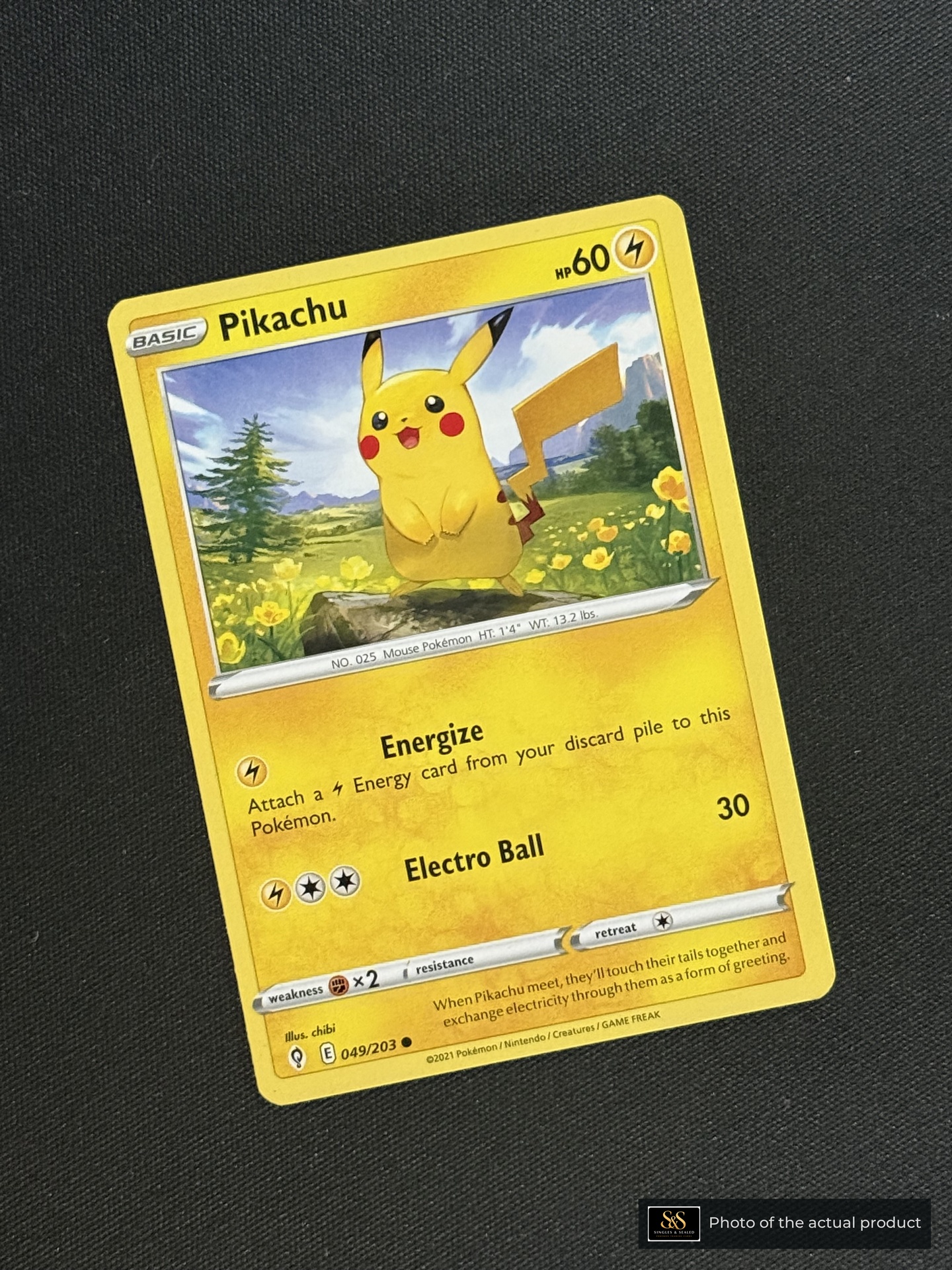 Pikachu — echte voorzijde