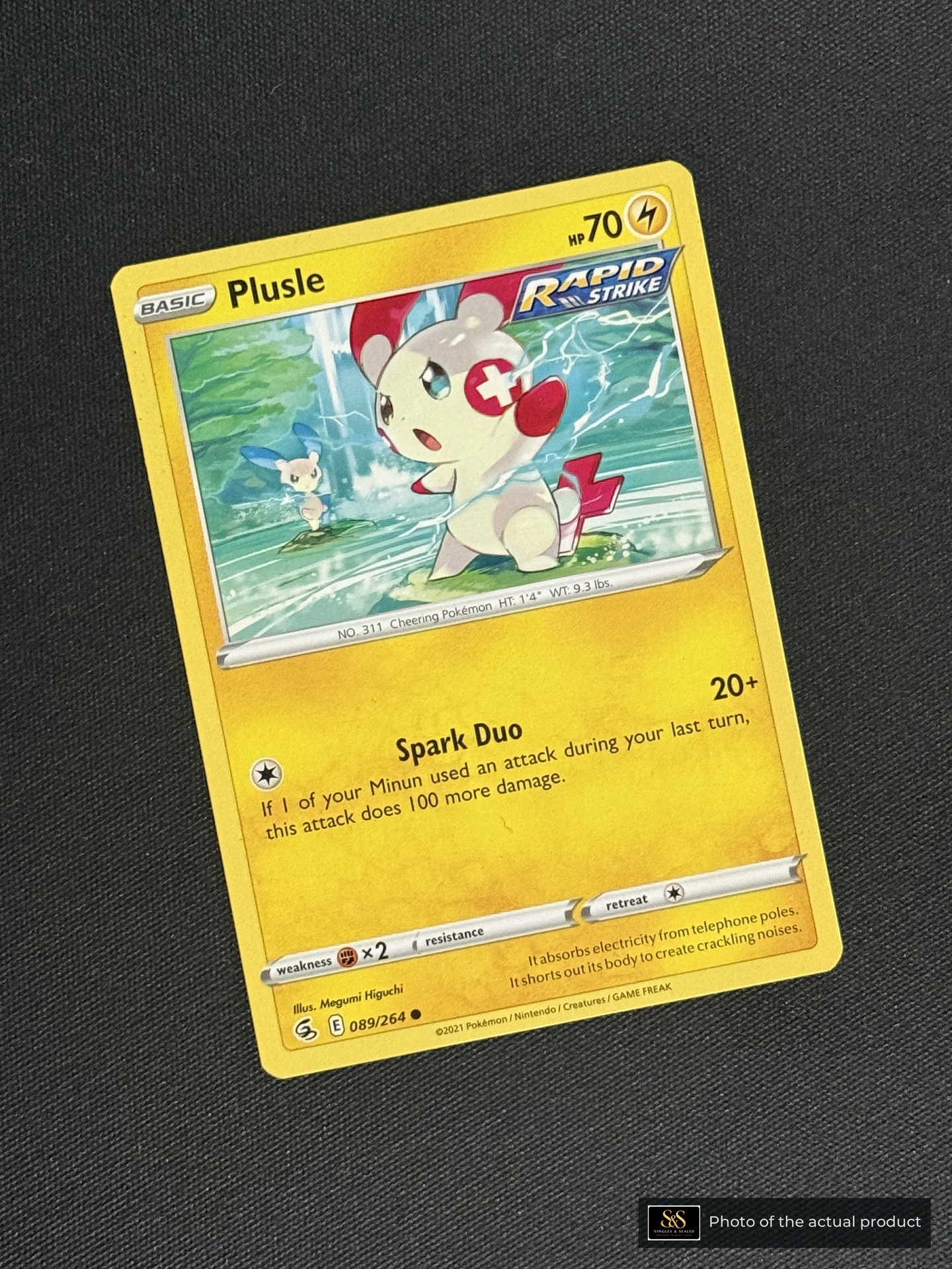 Plusle — echte voorzijde