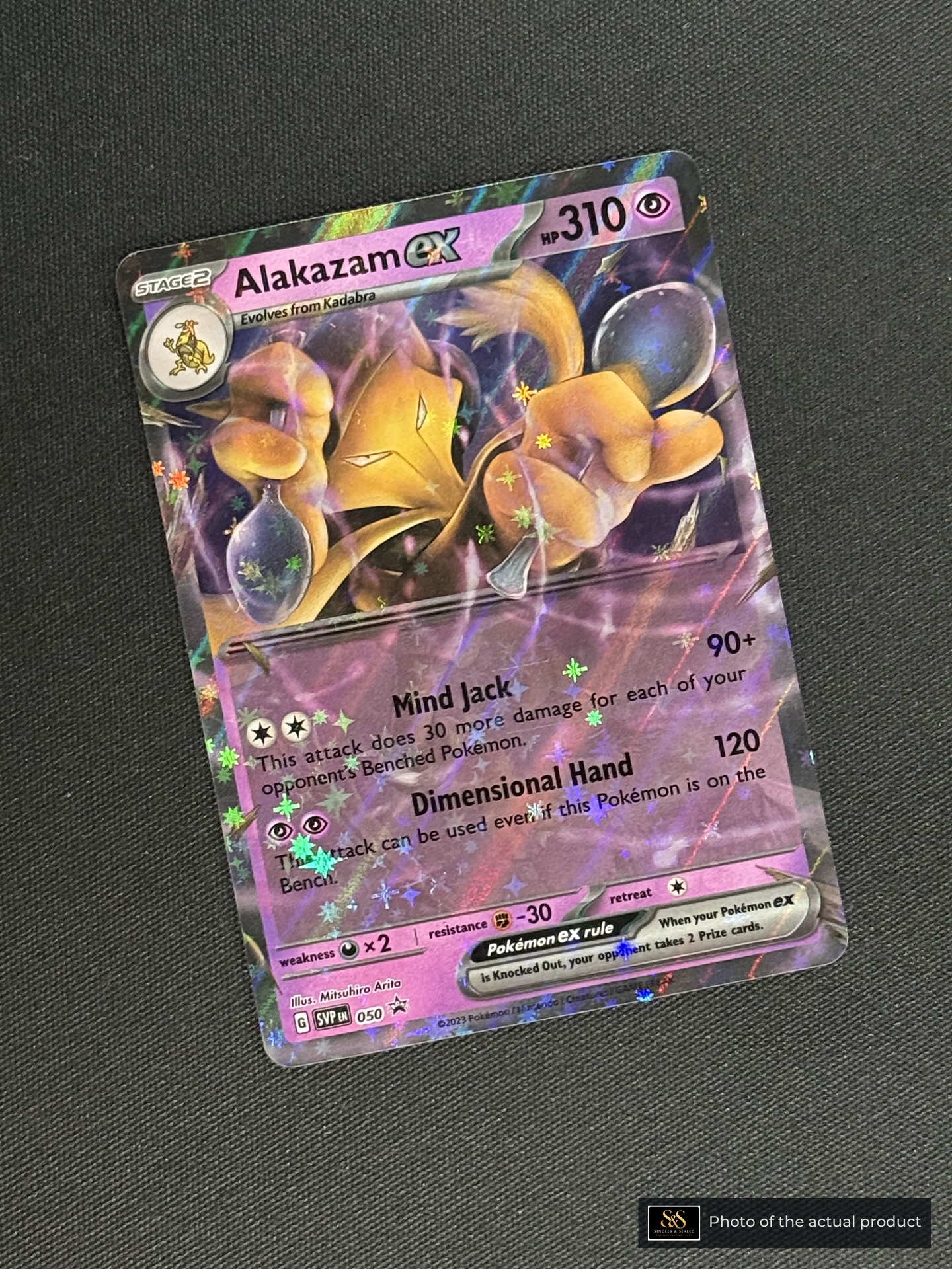 Alakazam ex — echte voorzijde