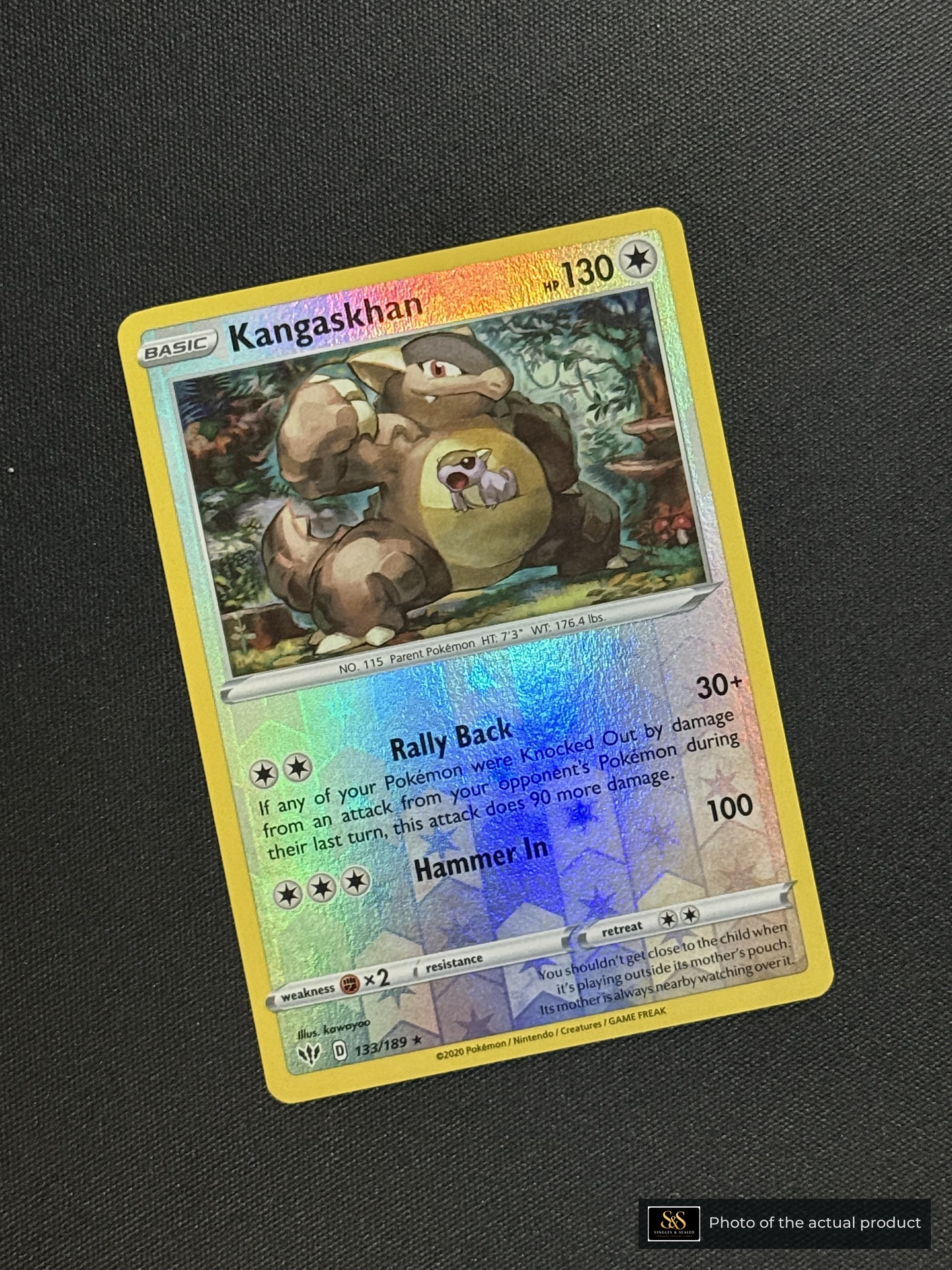 Kangaskhan — echte voorzijde