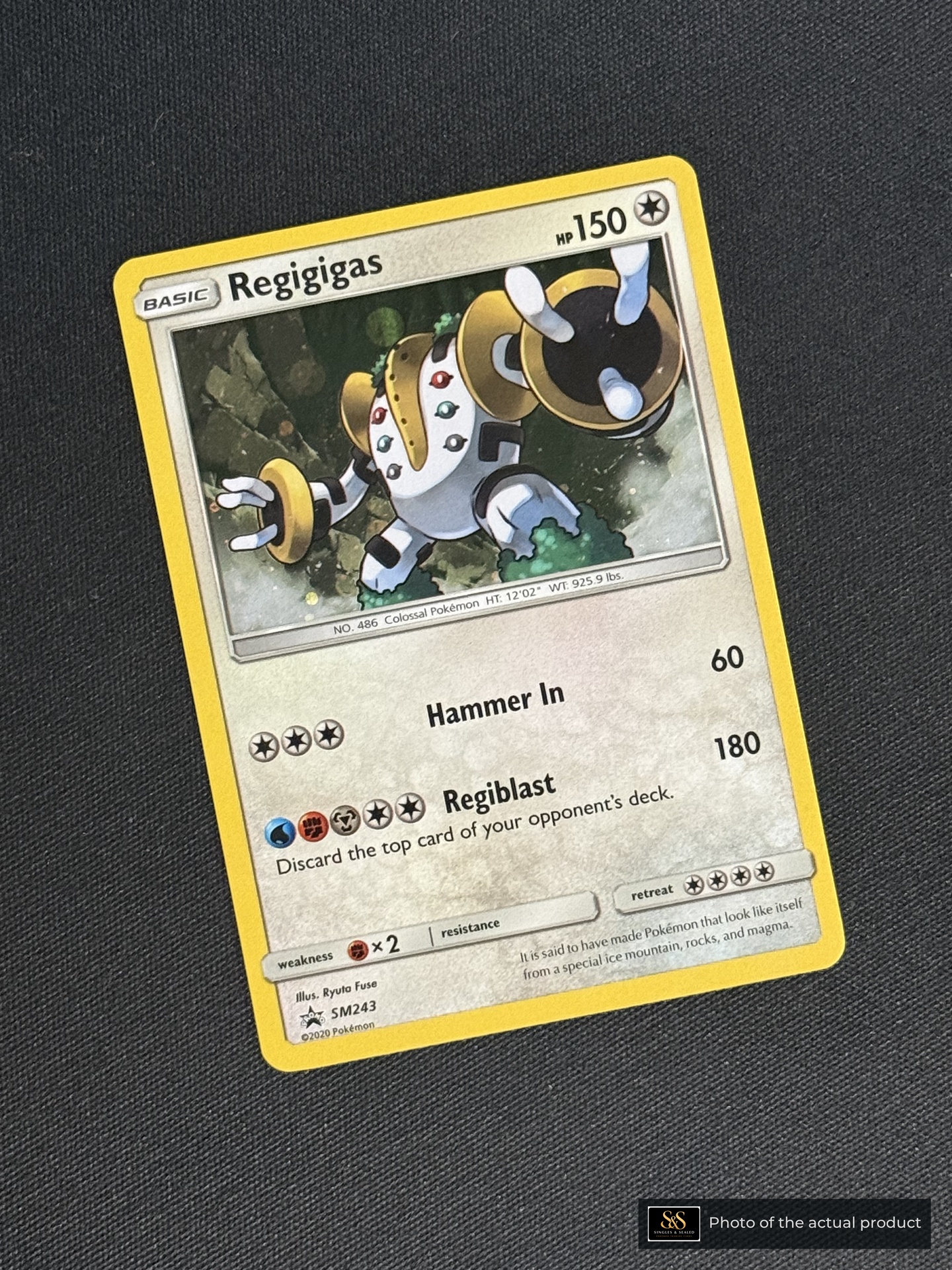 Regigigas — echte voorzijde